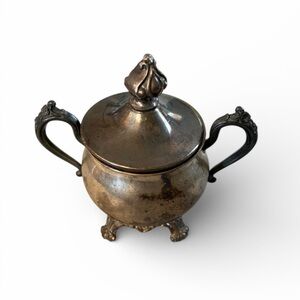 F B Rogers Silver Co. Vintage Rare Silverplate Sugar Bowl